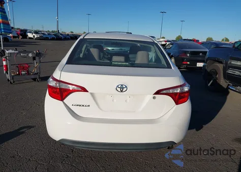 2015 Toyota Corolla L из США, поврежденный, VIN 5YFBURHEXFP184587